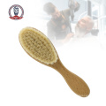 Soft Wool Beard Brush with Wood Handle for Hairdressing or Personal Care Beard Brush